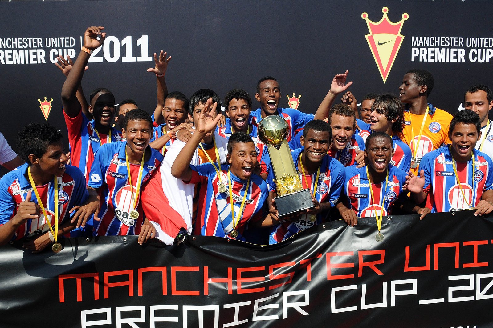 Bahia é o Brasil na final da Manchester United Premier