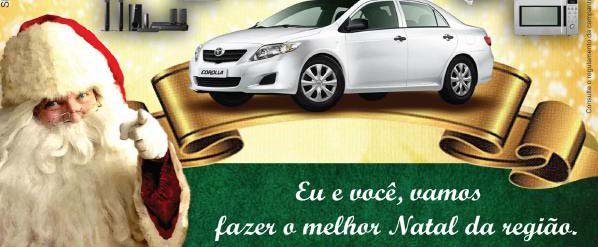 Papai Noel apresenta o Natal Mágico do Sudoeste Baiano pelas ruas de Vitória da Conquista