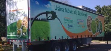 Usina móvel de biodiesel: combustível de óleo de fritura