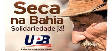 União dos Municípios lança campanha “Seca na Bahia”