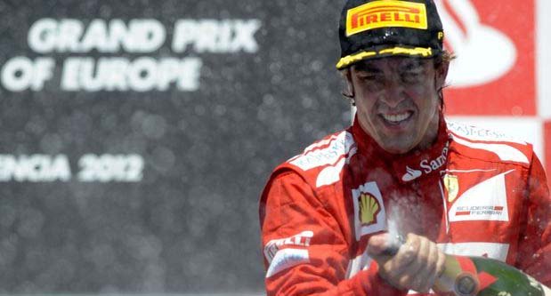 Alonso dá show e vence GP da Europa
