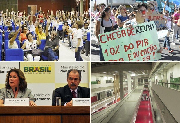 Recorde de adesão na greve das universidades federais
