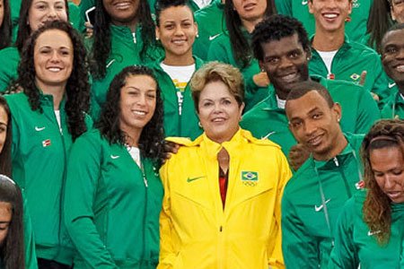 Dilma parabeniza os atletas olímpicos brasileiros
