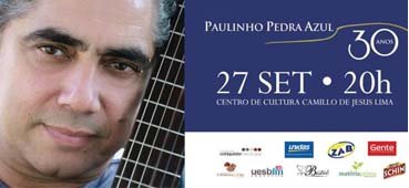 Paulinho Pedra Azul faz show no Centro de Cultura