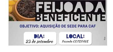 Participe da Feijoada Beneficente da CAF
