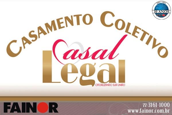 FAINOR realiza casamento coletivo 2012