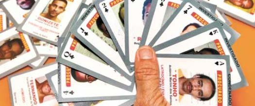 Baralho do crime da SSP ganha 13 novas cartas