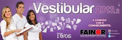 Vestibular 2013.2 FAINOR