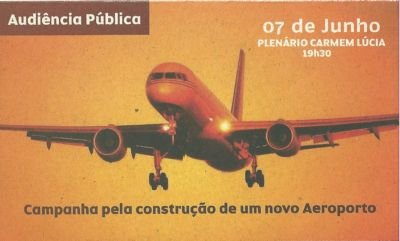 Audiência Pública: construção do novo aeroporto