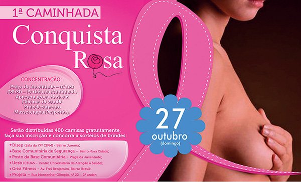 1ª Caminhada Conquista Rosa