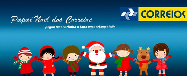 Cartinhas para o Papai Noel podem ser adotadas