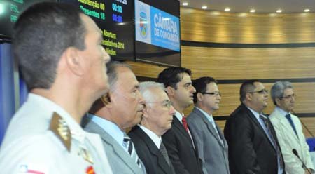 Guilherme fala na Primeira Sessão da Câmara