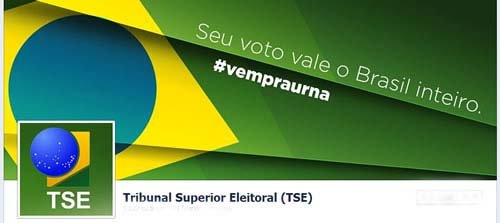 TSE usa hashtag #vempraurna para atrair jovens nas eleições