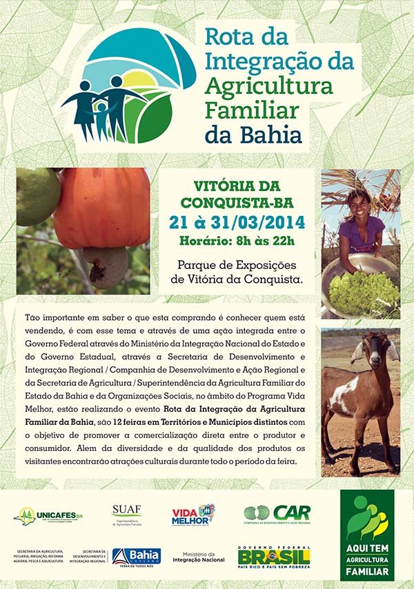 Rota de Integração da Agricultura Familiar