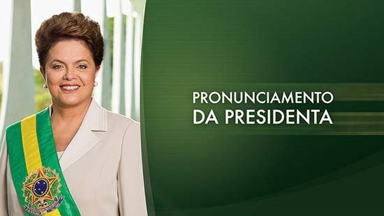 Presidenta Dilma fala à Nação