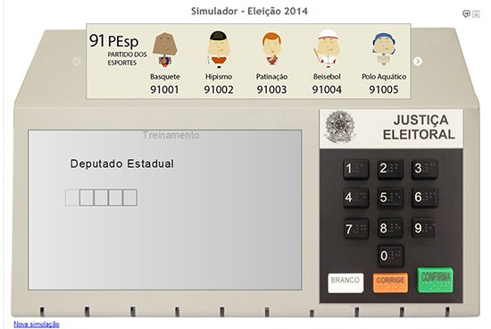 TSE apresenta simulador de votação na urna eletrônica