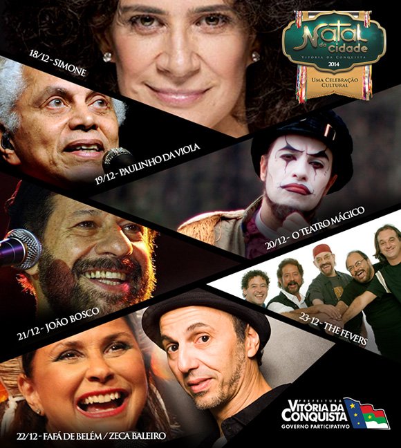 PMVC anuncia primeiras atrações do Natal da Cidade 2014