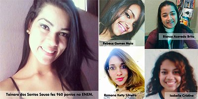 Alunas do Colégio Opção são destaques no ENEM