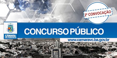 Concurso Público: Câmara realiza 2ª chamada