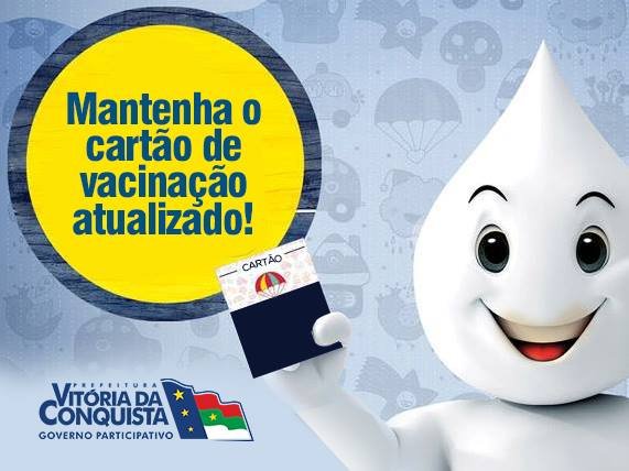 Cartão de vacina deve estar sempre atualizado