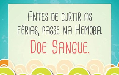 Carnaval: Doe sangue antes da folia