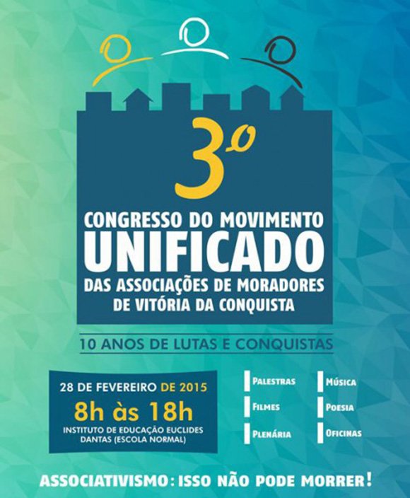 Representantes de associações de moradores participam de Congresso