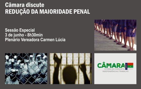 Câmara discute maioridade penal nesta quarta