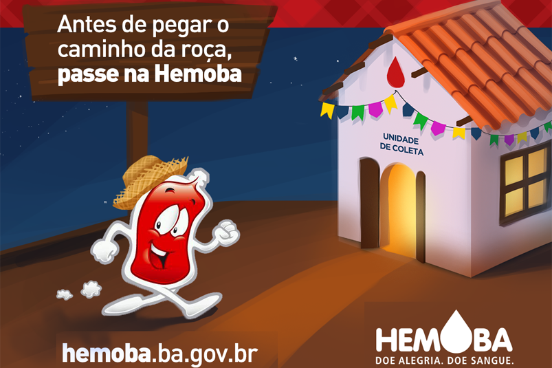 Hemoba em campanha: Forrozeiro Solidário