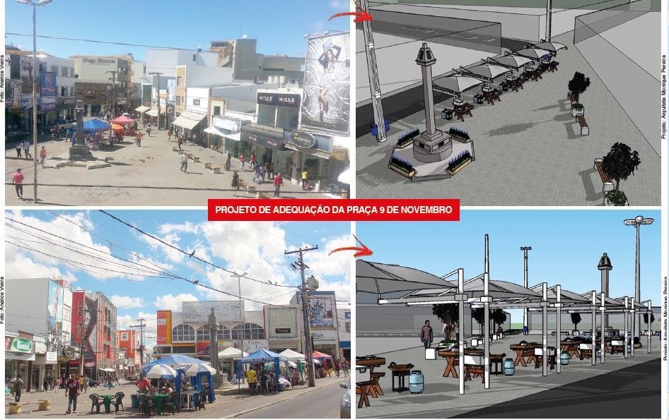 Adequação da Praça 9 de Novembro depende da PMVC