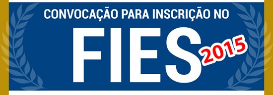Inscrições para o Fies 2015: nesta segunda, 03 via internet