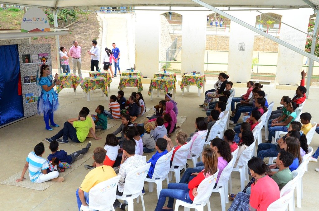 Ecoteca doada a escola municipal de Inhobim