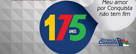 Conquista 175 anos: feriado municipal