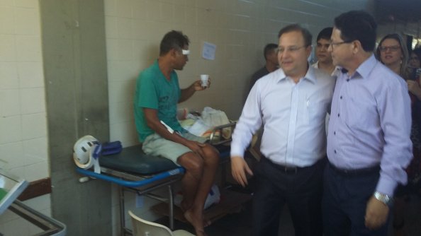 Hospital de Base: Zero maca no corredor