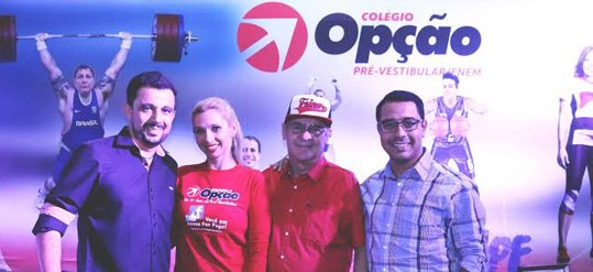 A homenagem olímpica do opção cativou o público