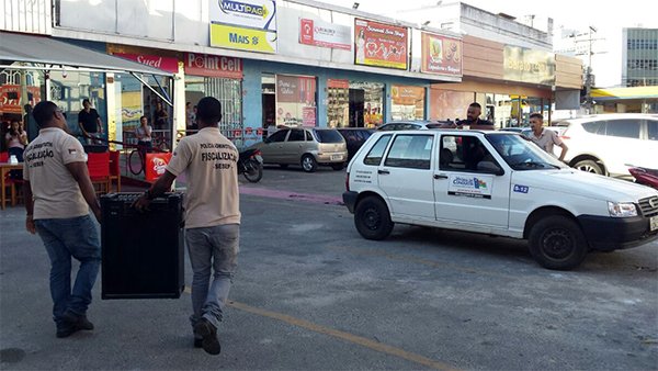 Combate à poluição sonora apreende equipamentos