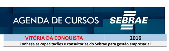 Sebrae anuncia cursos para junho