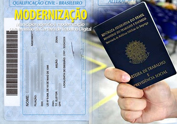 Suspensa a emissão de Carteira de Trabalho na Bahia