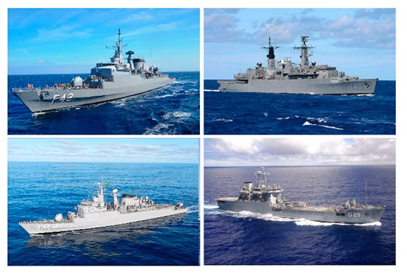 Navios de guerra abertos a visitação em Salvador