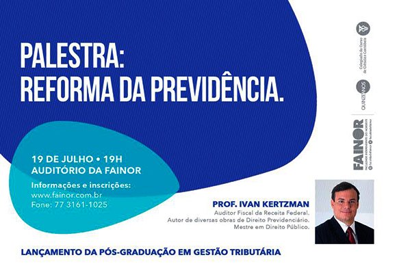 Palestra Reforma da Previdência na Fainor