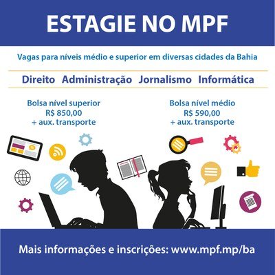 MPF/BA: pré-inscrição para processo seletivo de estágio