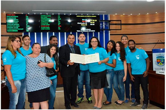 Câmara Municipal homenageia Grupo Efatá