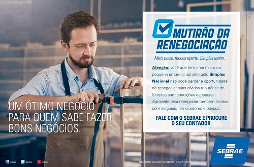 Sebrae anuncia Mutirão de Renegociação do Simples