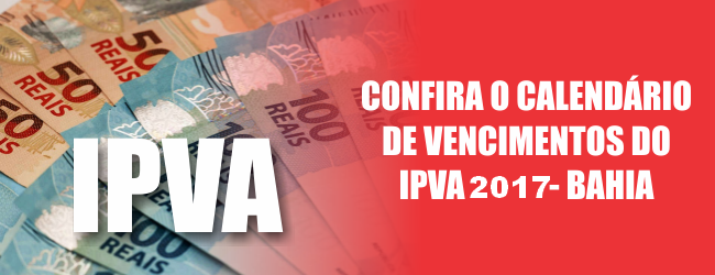 SEFAZ divulga tabela do IPVA 2017: Redução de 5%