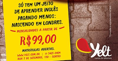 Matrículas abertas no Yelt Curso de Idiomas