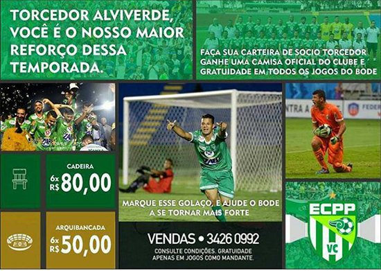 ECPP Vitória da Conquista realiza campanha do sócio torcedor