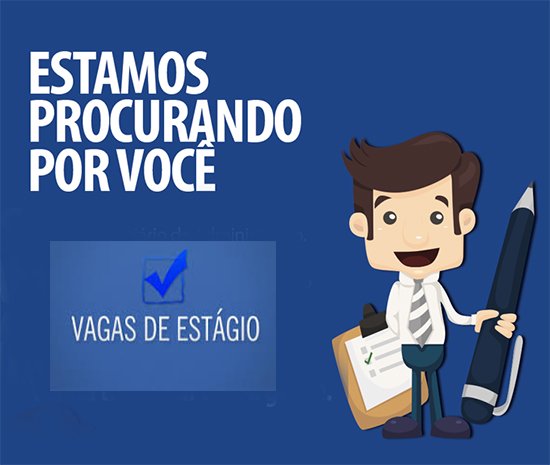 Atenção estudantes: inscrições abertas para vagas de estágio