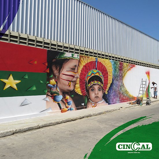 Cincal cede muro para valorizar a arte urbana