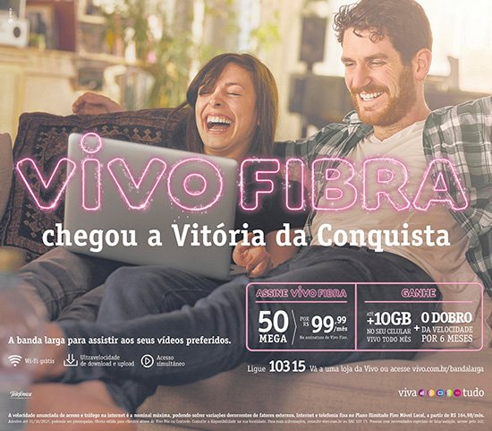 Vitória da Conquista tem Vivo Fibra