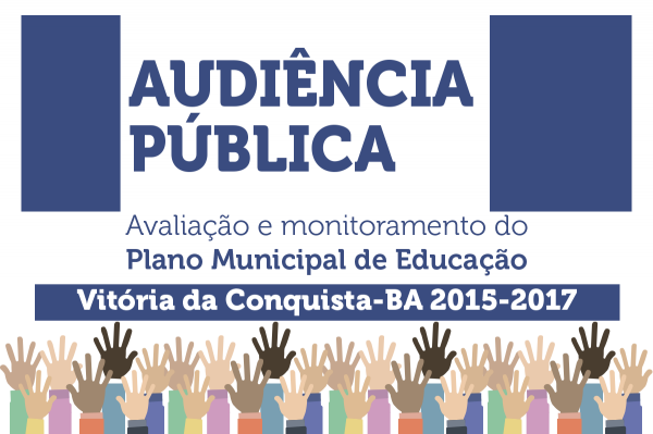 Audiência Pública nesta terça, 06: Plano Municipal de Educação
