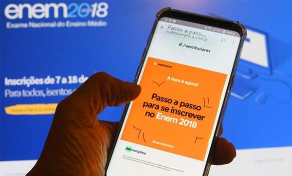 MEC abre inscrições para o Enem nesta segunda